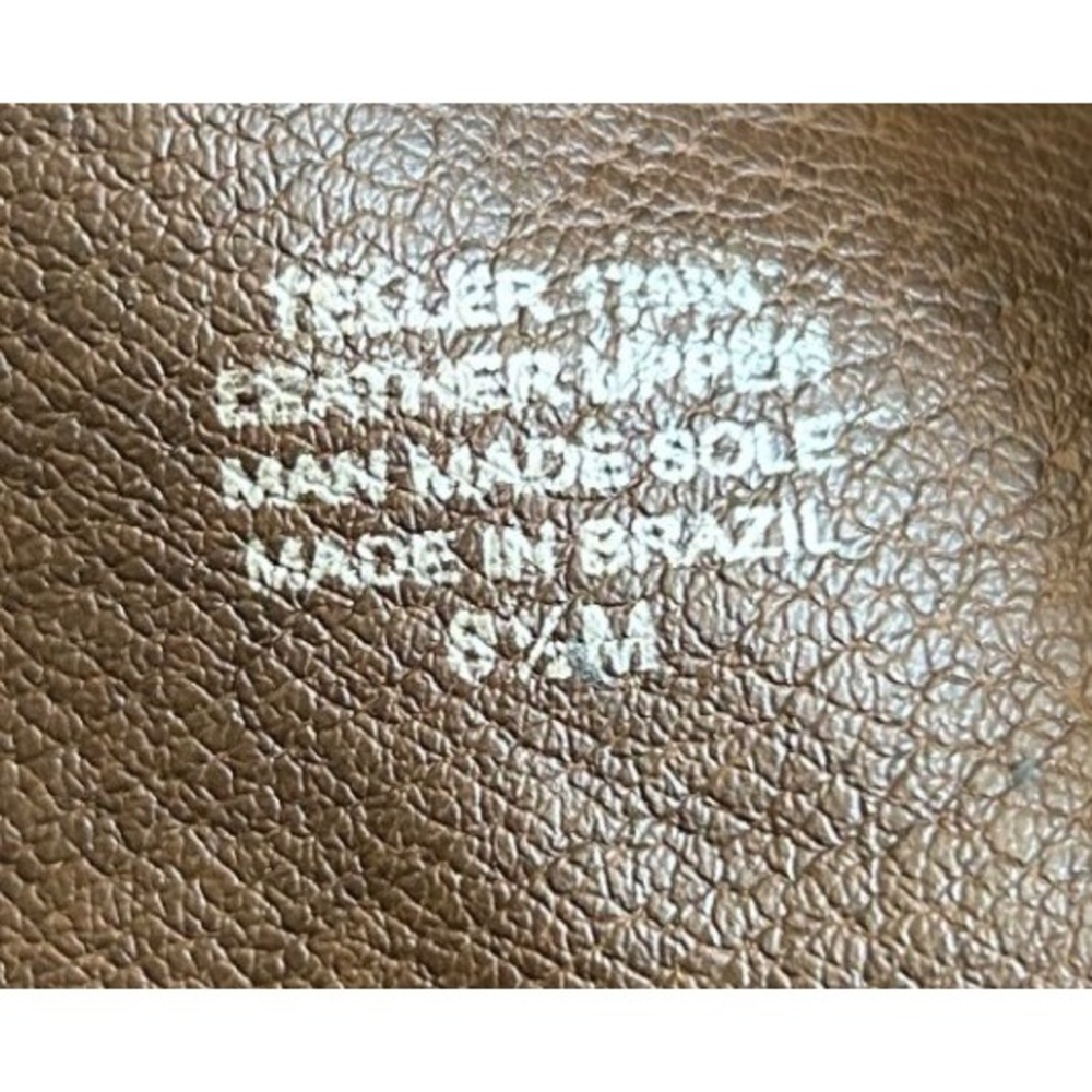 Moto Boho Matisse Teller Grey Leather Tall Knee High Riding Buckle Strap SZ 8.5M - Picture 8 of 9